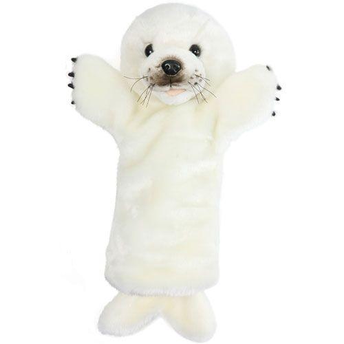 Fairhaven Harp Logo - Harp Seal Pup Puppet Toy Garden