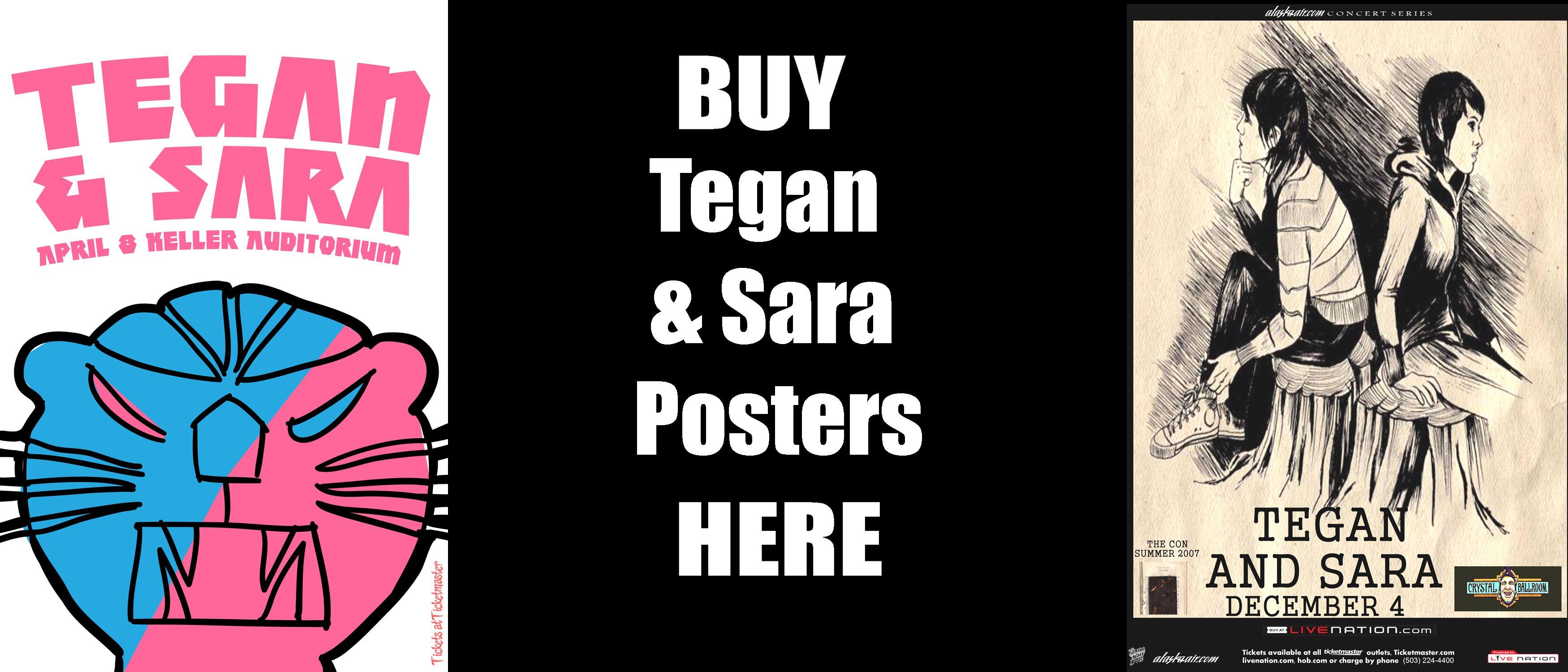 Tegan and Sara Logo - Tegan and Sara Posters >>ConcertPoster.org