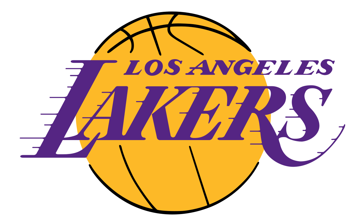 Multi Colored Hands Basketball Logo - Los Angeles Lakers