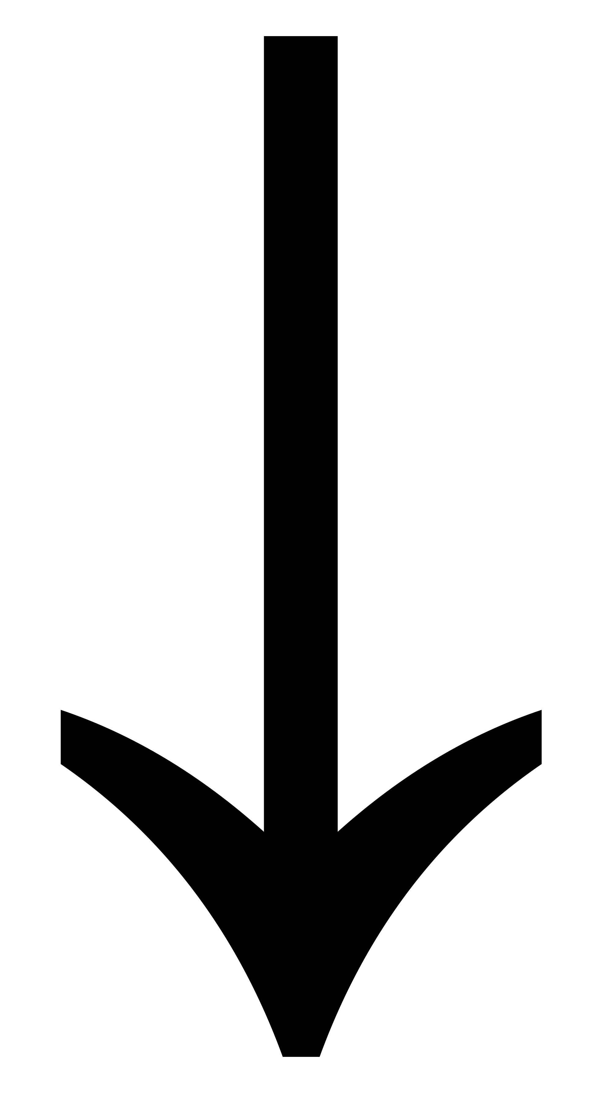 U Shape in a Black Arrow Logo - File:U+2193.svg - Wikimedia Commons