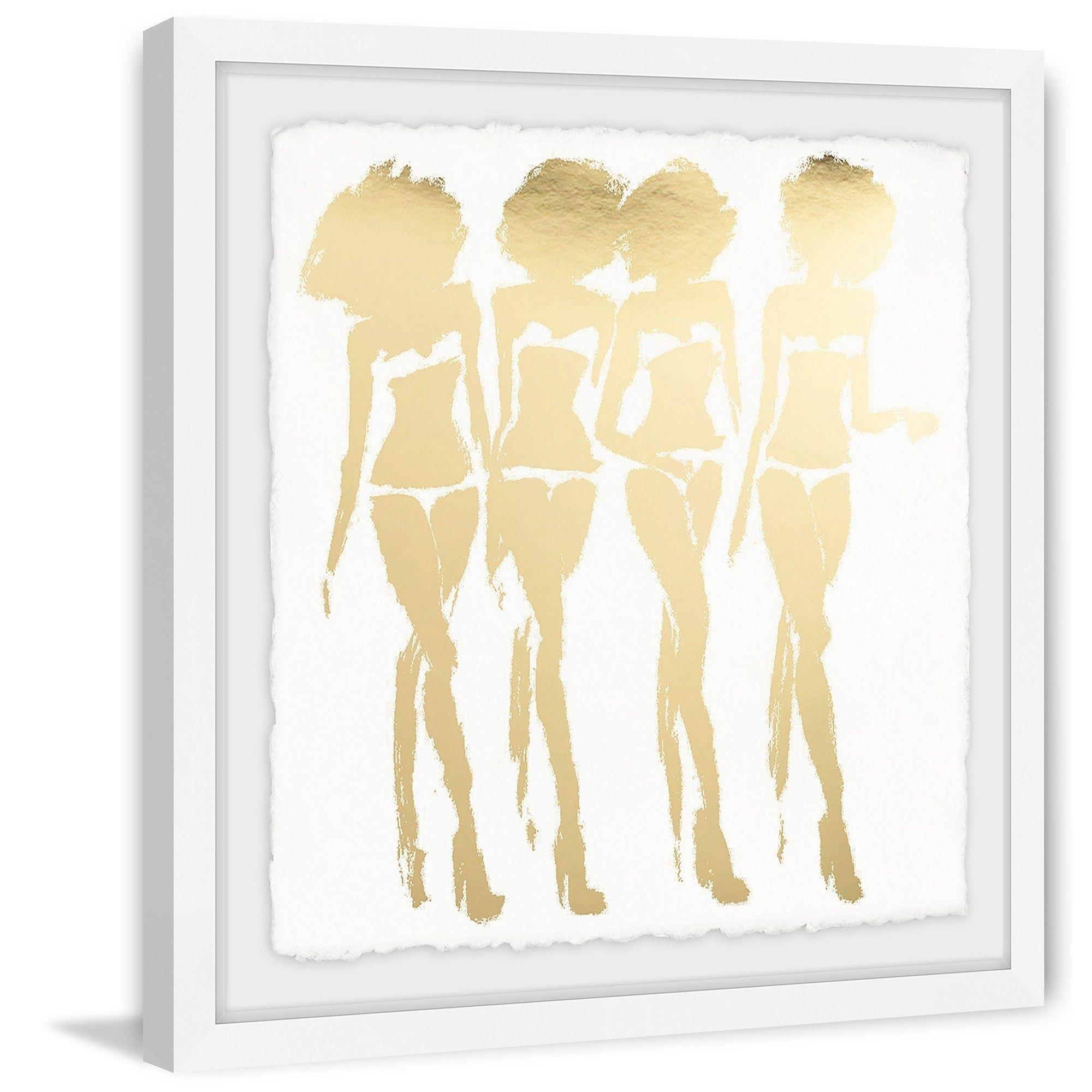 Multi Colored Hands Basketball Logo - Shop Disco Glam II' Framed Painting Print - Multi-color - Free ...
