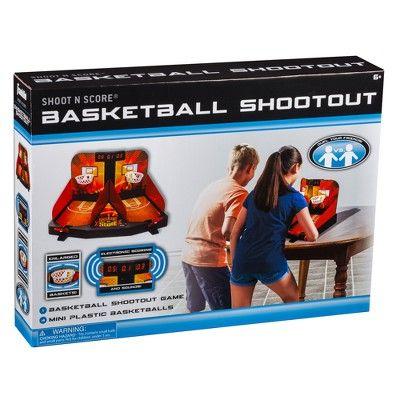 Multi Colored Hands Basketball Logo - Franklin Sports Shoot N Score Basketball Shootout, Multi Colored