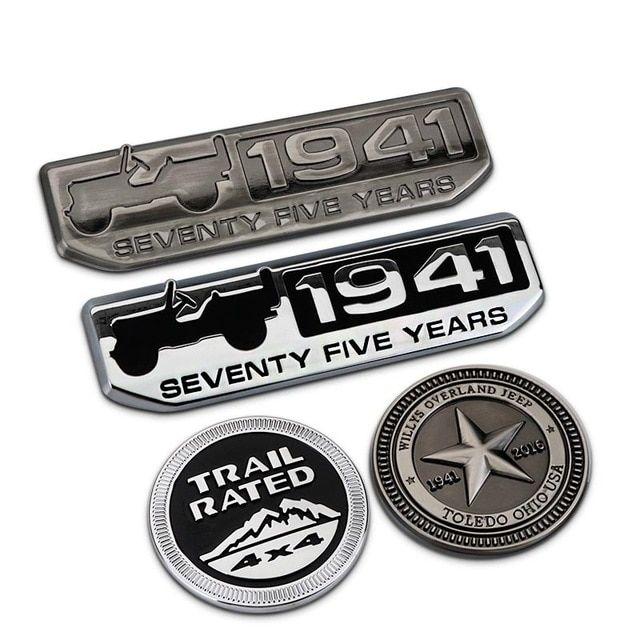 Star Motorcycle Logo - Car Sticker Emblem Badge For Jeep High Country Star 1941 Metal 3 ...