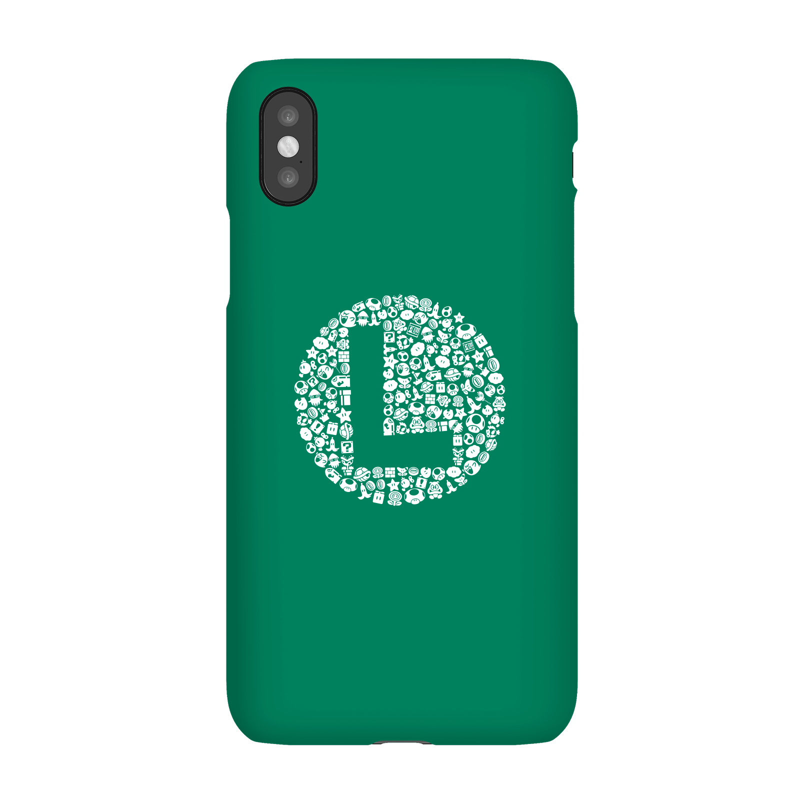 Turquoise Phone Logo - Nintendo Super Mario Luigi Items Logo Phone Case. My Geek Box