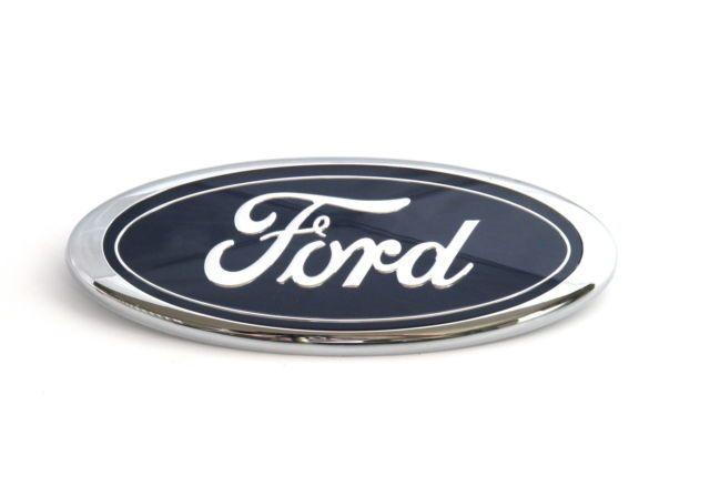 New Ford Motor Logo - Genuine Ford Grille Oval Name Badge Emblem Fiesta ESCORT Mk7 KA ...
