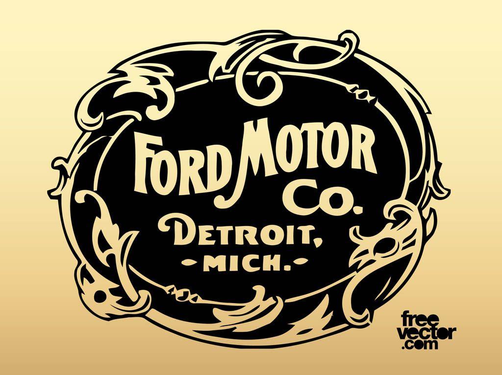 New Ford Motor Logo - Old Ford Motor Company Logo Vector Art & Graphics