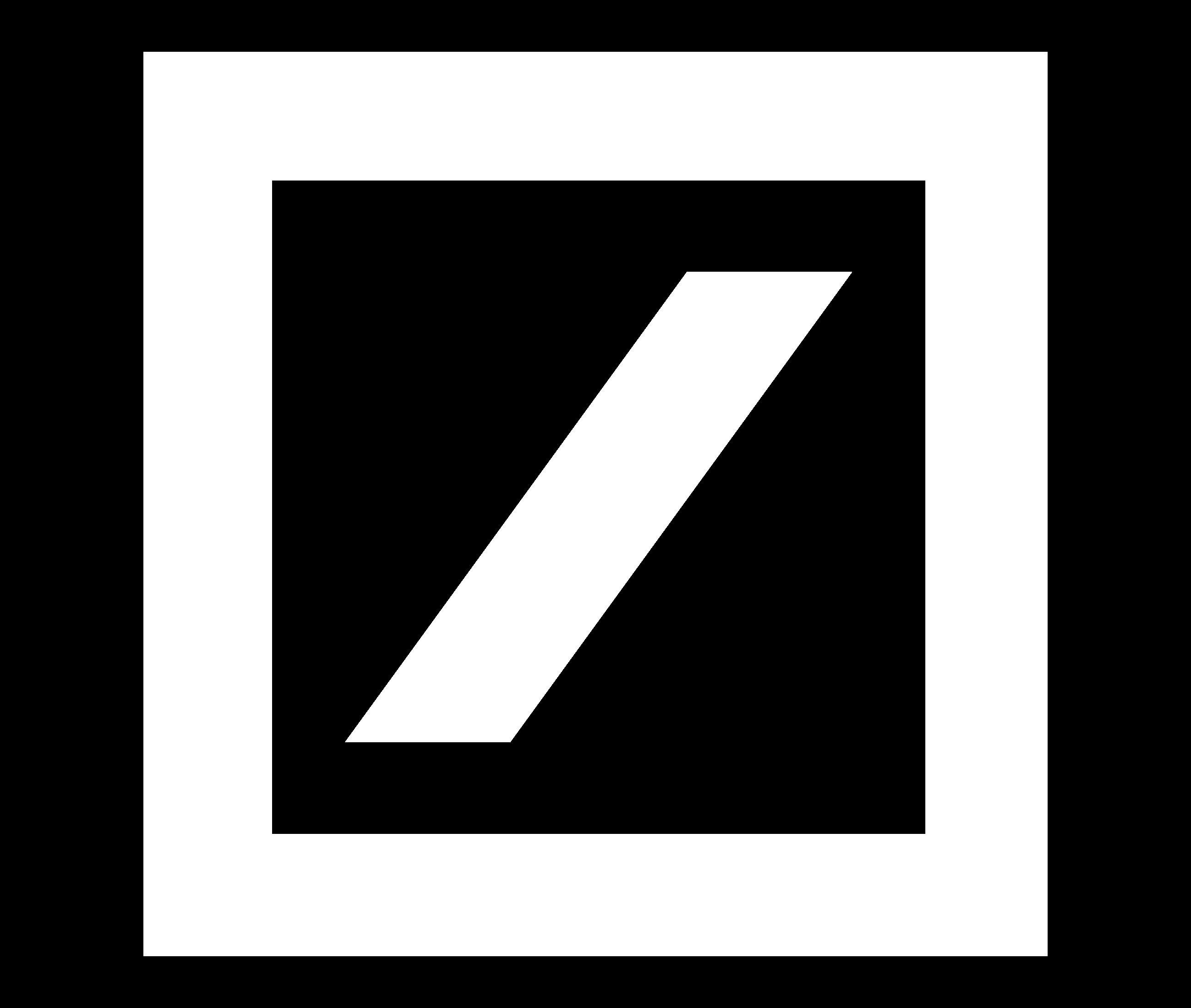 Inside Square Slash Logo - Deutsche Bank Logo, Deutsche Bank Symbol, Meaning, History and Evolution
