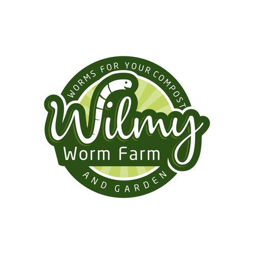 Green Worm Logo - Need a Worm Farm logo that's fun! | Logo design contest