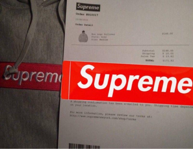 All Supreme Box Logo - Grey supreme box logo hoodie - Vinted
