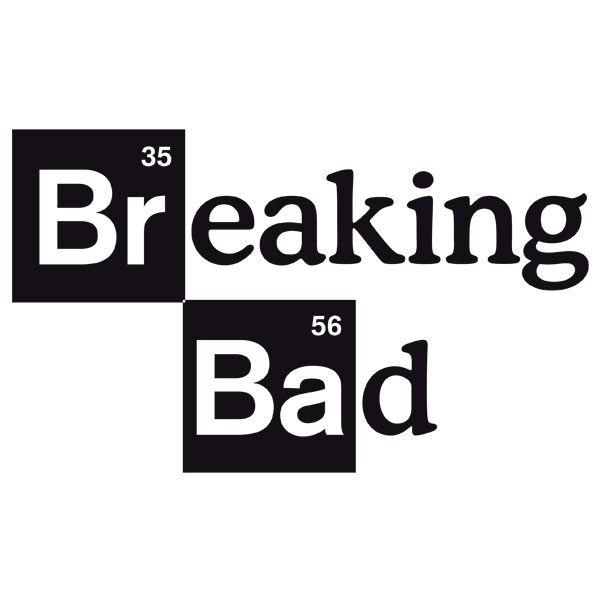 Breaking Bad Black and White Logo - Wall Stickers Logo Breaking Bad 1