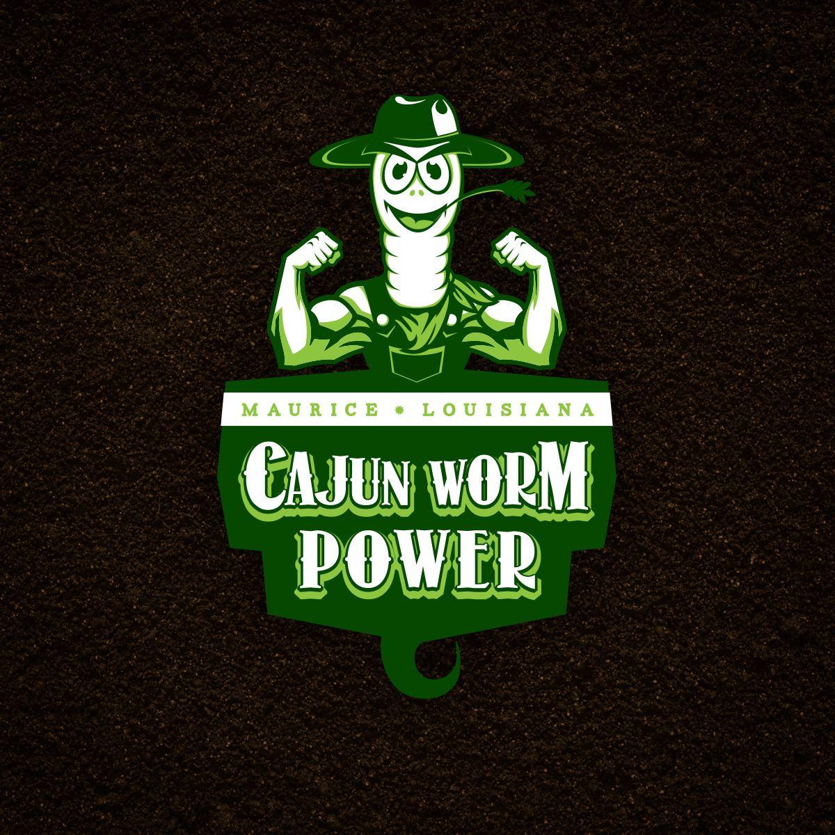 Green Worm Logo - Logo Design Lafayette LA - Custom Logo Design - Logo Design Acadiana