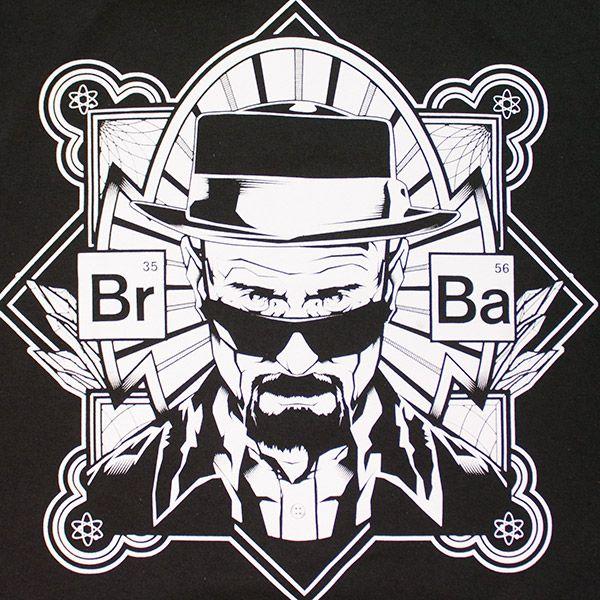 Breaking Bad Black and White Logo - Breaking Bad Walter White Portrait T Shirt | TVMovieDepot.com