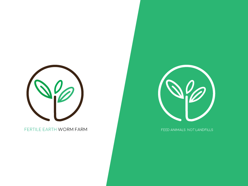 Green Worm Logo - Fertile Earth Worm Farm Logo. Design Inspiration. Logan, Logotipos