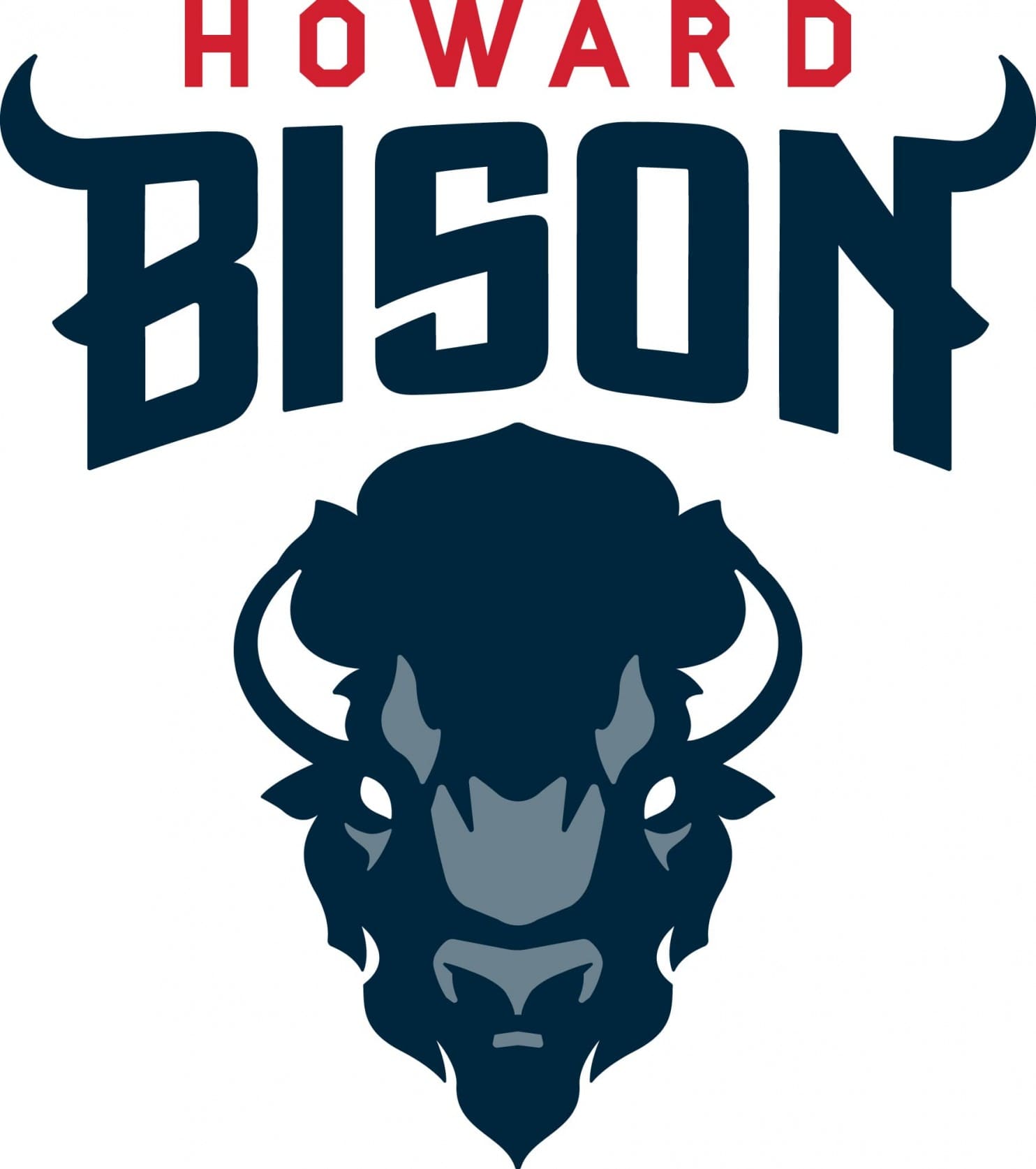 Blue Bison Logo - Howard changes its logo: It's still a bison, but it's no longer the ...