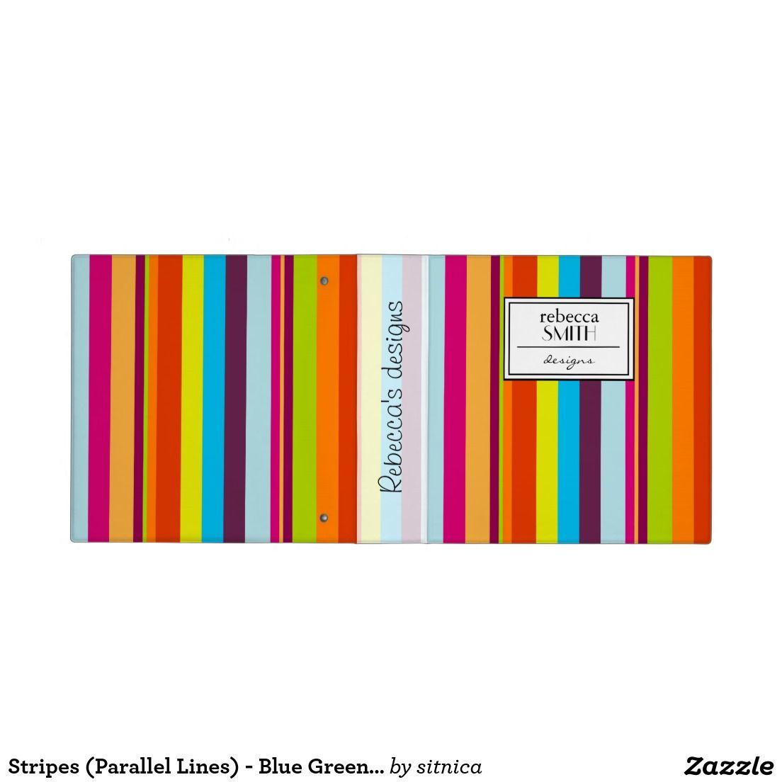 Red-Orange and Green Lines Logo - Stripes (Parallel Lines) - Blue Green Red Orange Binders | Home ...