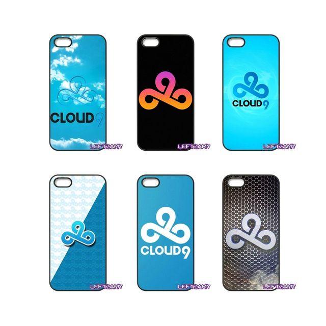 Turquoise Phone Logo - Loving Cloud 9 Hyper X Logo Hard Phone Case Cover For iPhone 4 4S 5