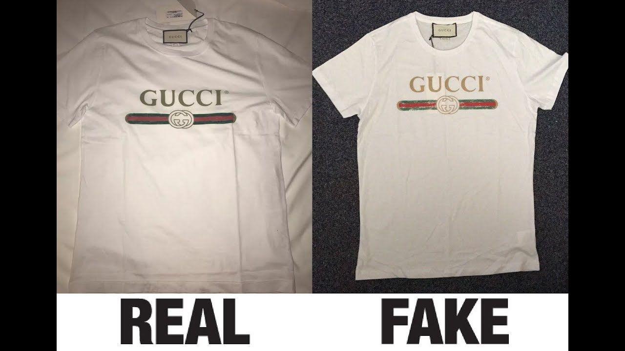 Authentic Gucci Logo - How To Spot Fake Gucci Logo Washed T-Shirt Authentic vs Replica ...