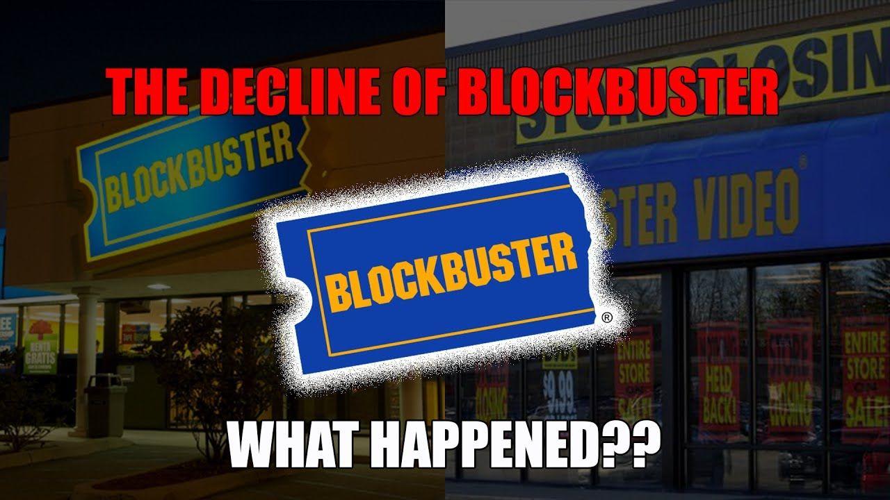 Blockbuster Company Logo - The Decline of Blockbuster.What Happened?