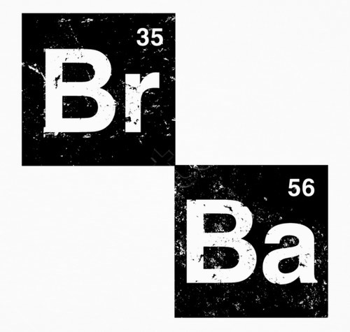 Breaking Bad Black and White Logo - Breaking Bad Logo.w. Heisenberg Shirt
