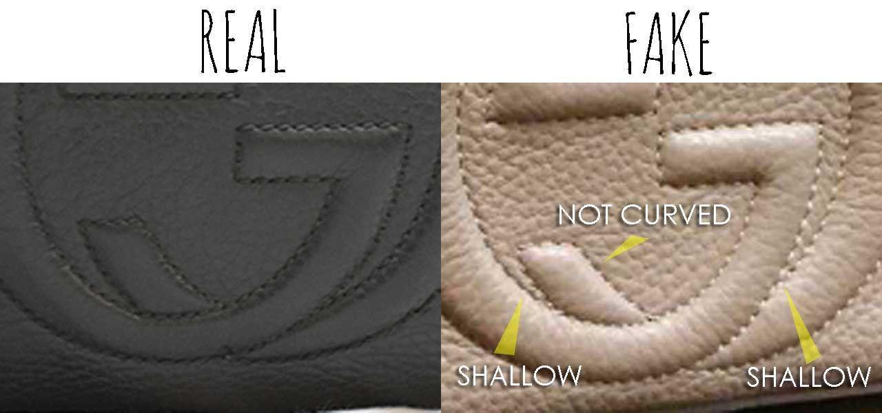 Fake Gucci Logo - Real VS fake Gucci logo. | Authentic VS Replica (shopping tips ...