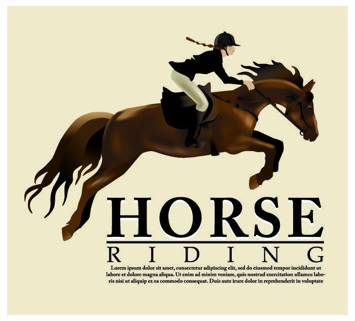 Horse Jumping Vector Logo - Free Vector Horse Logos For Start Ups