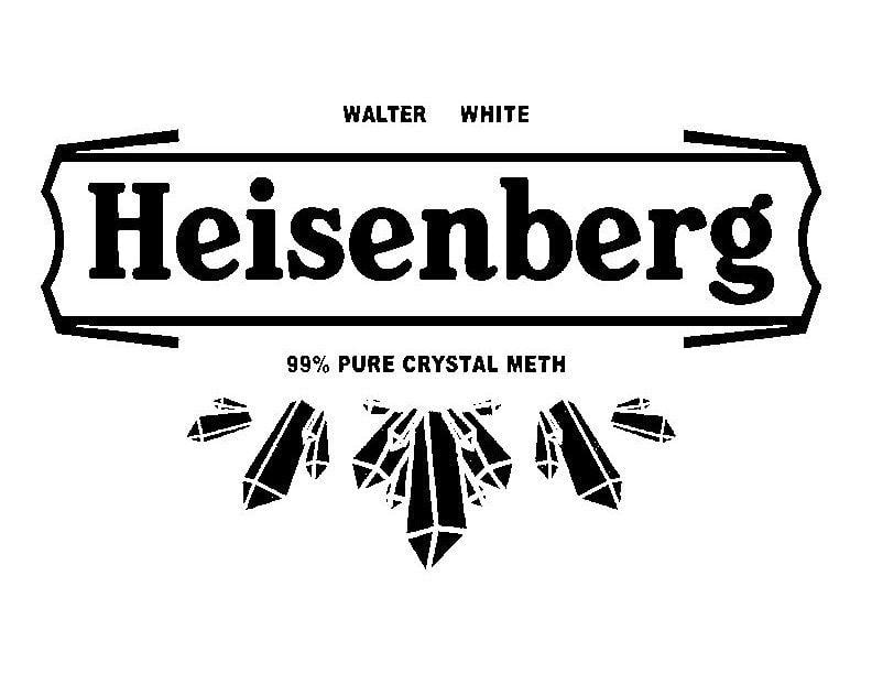 Breaking Bad Black and White Logo - O Heisenberg, Breaking Bad, Walter White