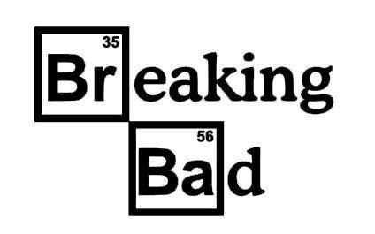 Breaking Bad Black and White Logo - Breaking Bad Logo Heisenburg Professional Vinyl Macbook