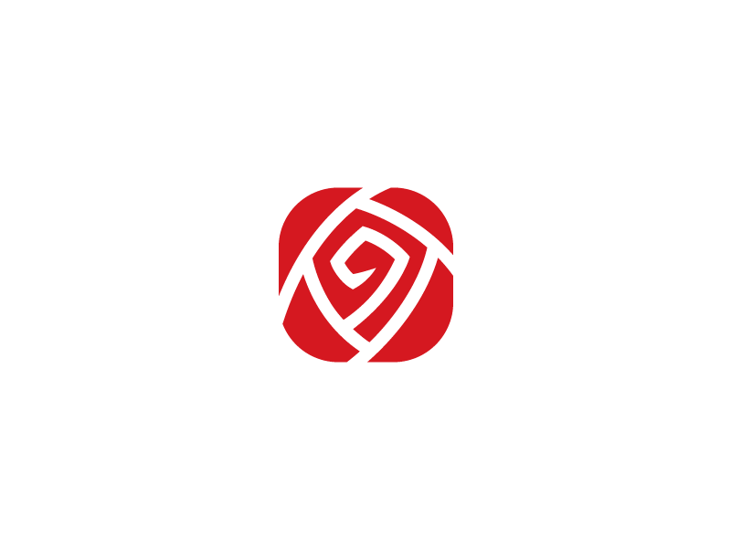 Red Flower Logo - Red Rose Flower Logo Template by Heavtryq | Dribbble | Dribbble