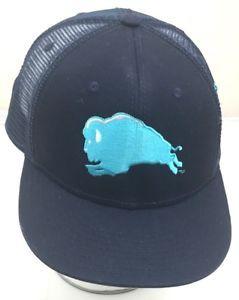 Blue Bison Logo - NWOT Blue Bison Logo Trucker Hat Black Embroidered Mesh Otto One
