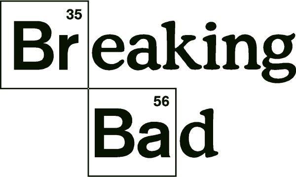 Breaking Bad Black and White Logo - BREAKING BAD HEISENBERG DECAL / STICKER 06