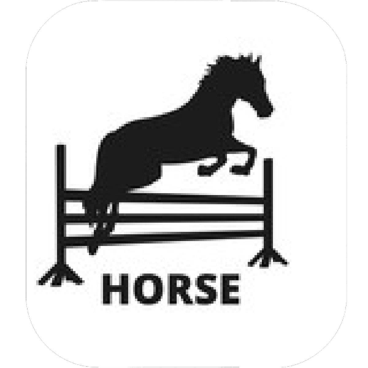 Horse Jumping Vector Logo - Designs