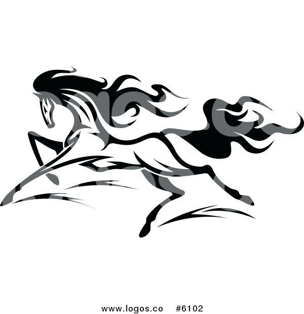 Horse Jumping Vector Logo - Free Horse Images Clip Art Royalty Free Clip Art Vector Logo Of A ...