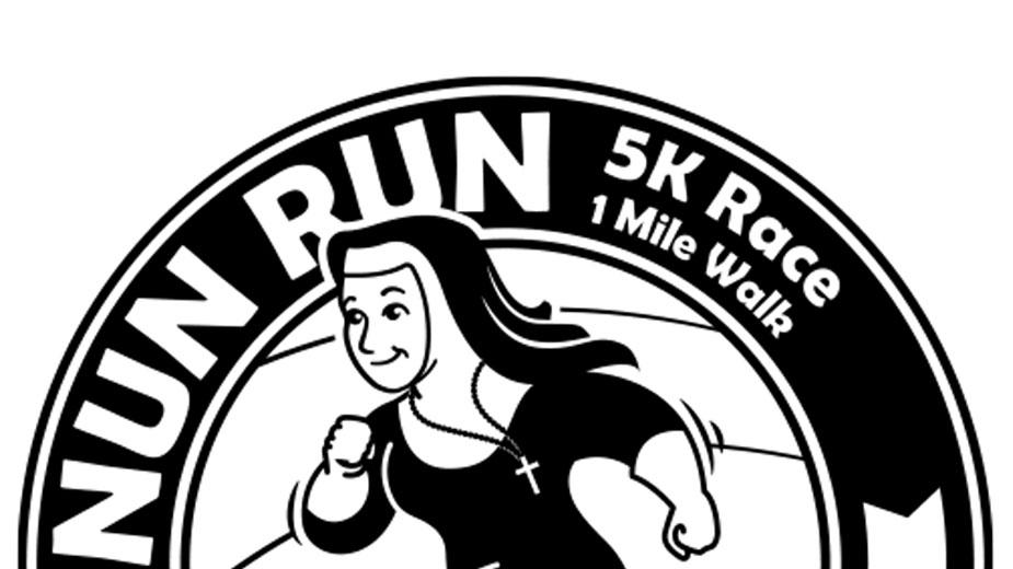 Nuns Company Logo - Nun Run 5K Race 1 Mile Walk Journal Daily