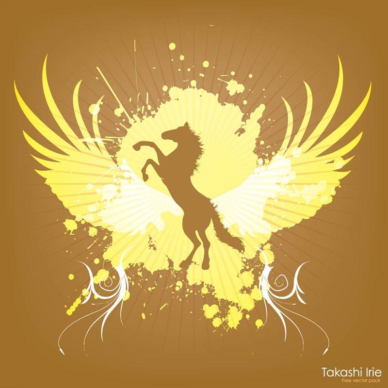 Horse Jumping Vector Logo - Jumping Horse Graphics Vector Art & Graphics