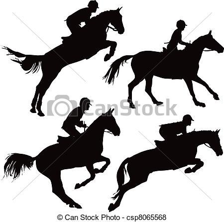 Horse Jumping Vector Logo - The best free Jockey vector image. Download from 38 free vectors