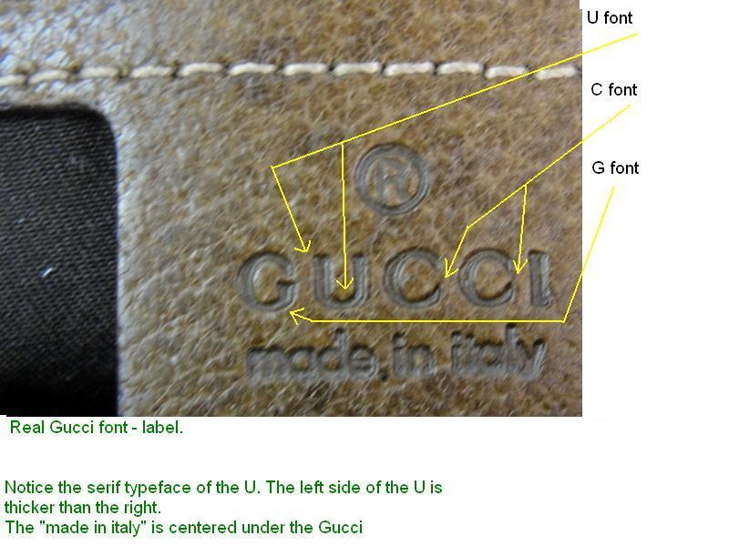 Real Gucci Logo - How to Spot Fake Gucci Bags | Spotting Counterfeit Gucci Online