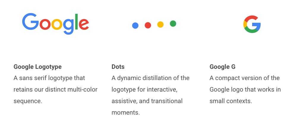 Small Dots Logo - Brand New: New Logo for Google done In-house