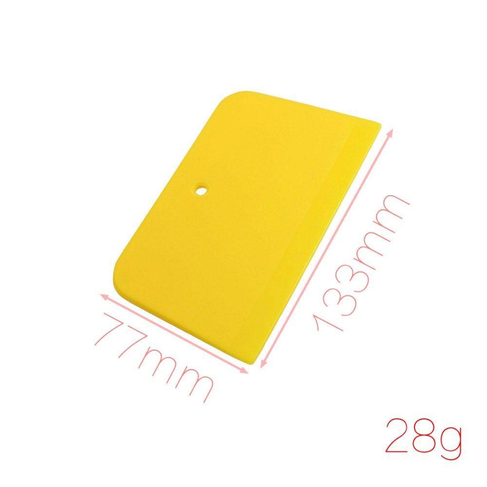 Yellow Trapezoid Logo - 133mm x 77mm Auto Yellow Plastic Trapezoid Shaped Windshield Film ...