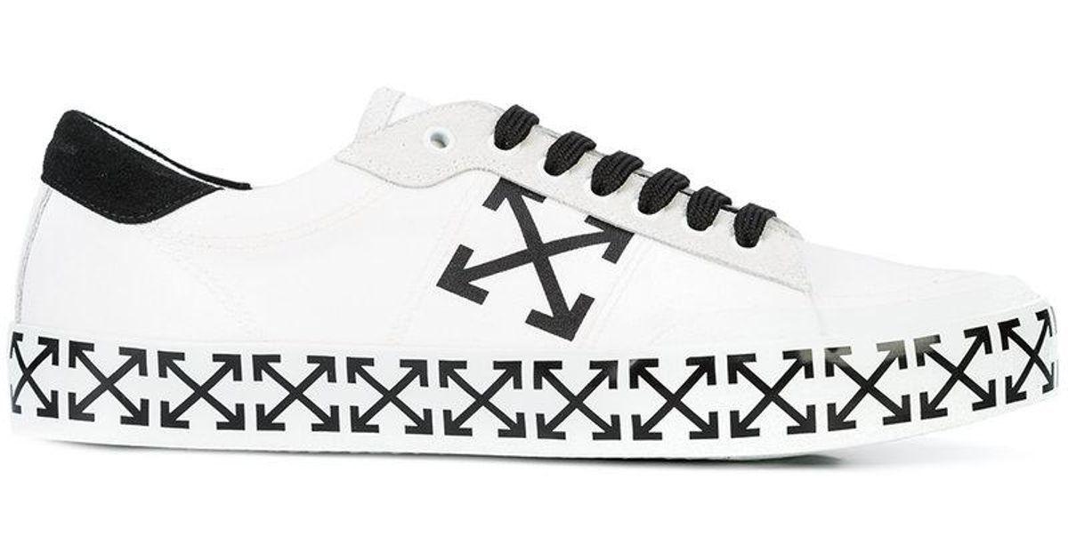 Off White Arrow Brand Logo - Lyst - Off-White c/o Virgil Abloh Arrow Print Low Top Sneakers in ...