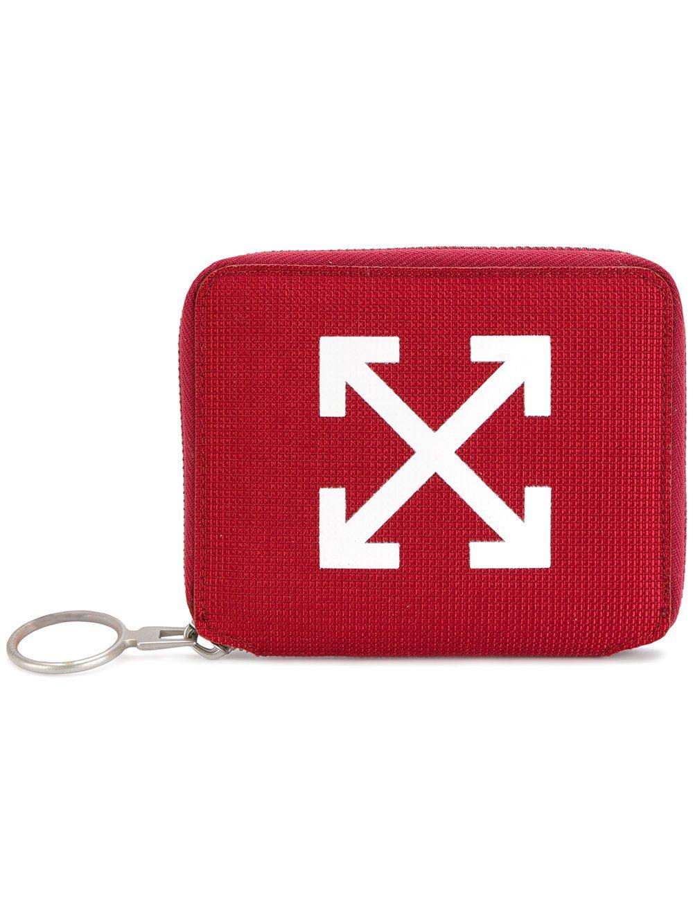 Off White Arrow Brand Logo - Off-White Arrow Print Wallet Red Bordeaux White Men,off white belt ...