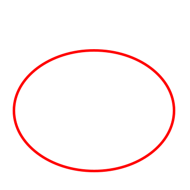 Red Oval Circle Logo - Drawing a cartoon tomato
