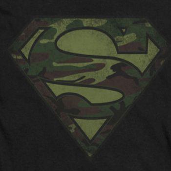 Camo Superman Logo - Superman Camo Logo Distressed Shirts