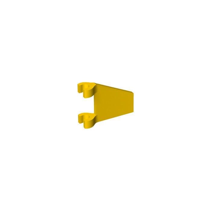 Yellow Trapezoid Logo - LEGO Yellow Flag 2 x 2 Trapezoid (44676) | Brick Owl - LEGO Marketplace