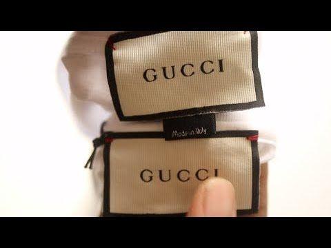 Real Gucci Logo - 100 FAKE GUCCI TSHIRT VS £350 REAL | FAKE VS REAL - YouTube