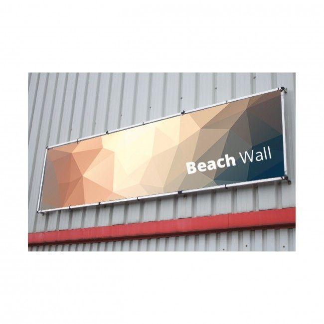 Beach Wall Logo - Beach Wall PVC Banner