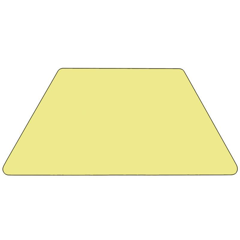 Yellow Trapezoid Logo - Mobile 30''w X 60''l Trapezoid Yellow Thermal Laminate Activity ...