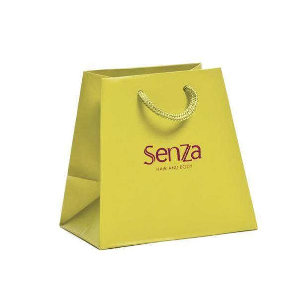 Yellow Trapezoid Logo - Trapezoid Shape Luxury Paper Bags - Images Folder - iDream Packaging ...