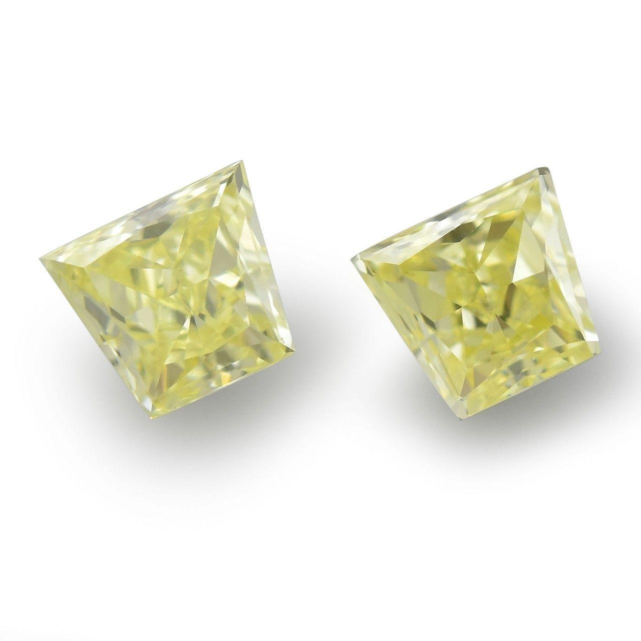 Yellow Trapezoid Logo - 0.54 Carat Fancy Yellow Loose Diamond Natural Color Trapezoid Shape ...