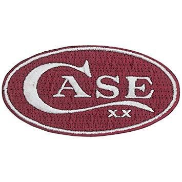 Red Oval Circle Logo - Case Oval Patch. Red: Amazon.co.uk: Sports & Outdoors