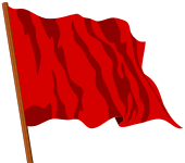 Red Flag Logo - Anarchist symbolism